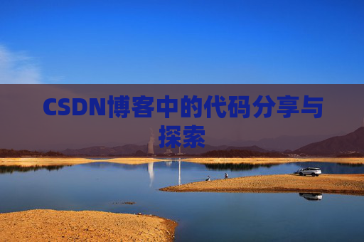 CSDN博客中的代码分享与探索 CSDN博客中的代码分享与探索